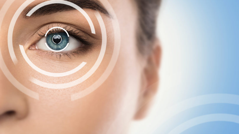Concept of laser eye surgery